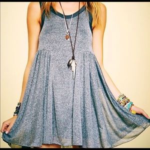 Grey Shimmer Racerback Vans Dress Medium